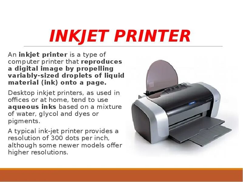 Types of printers