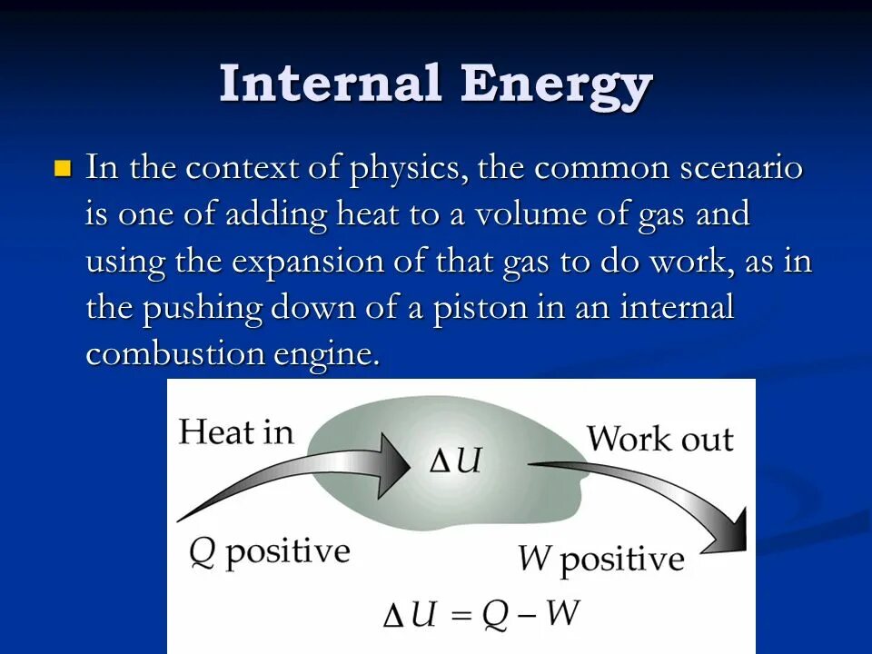 Internal energy