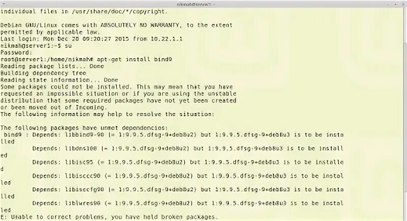 Unable to correct problems. Unable to correct problems