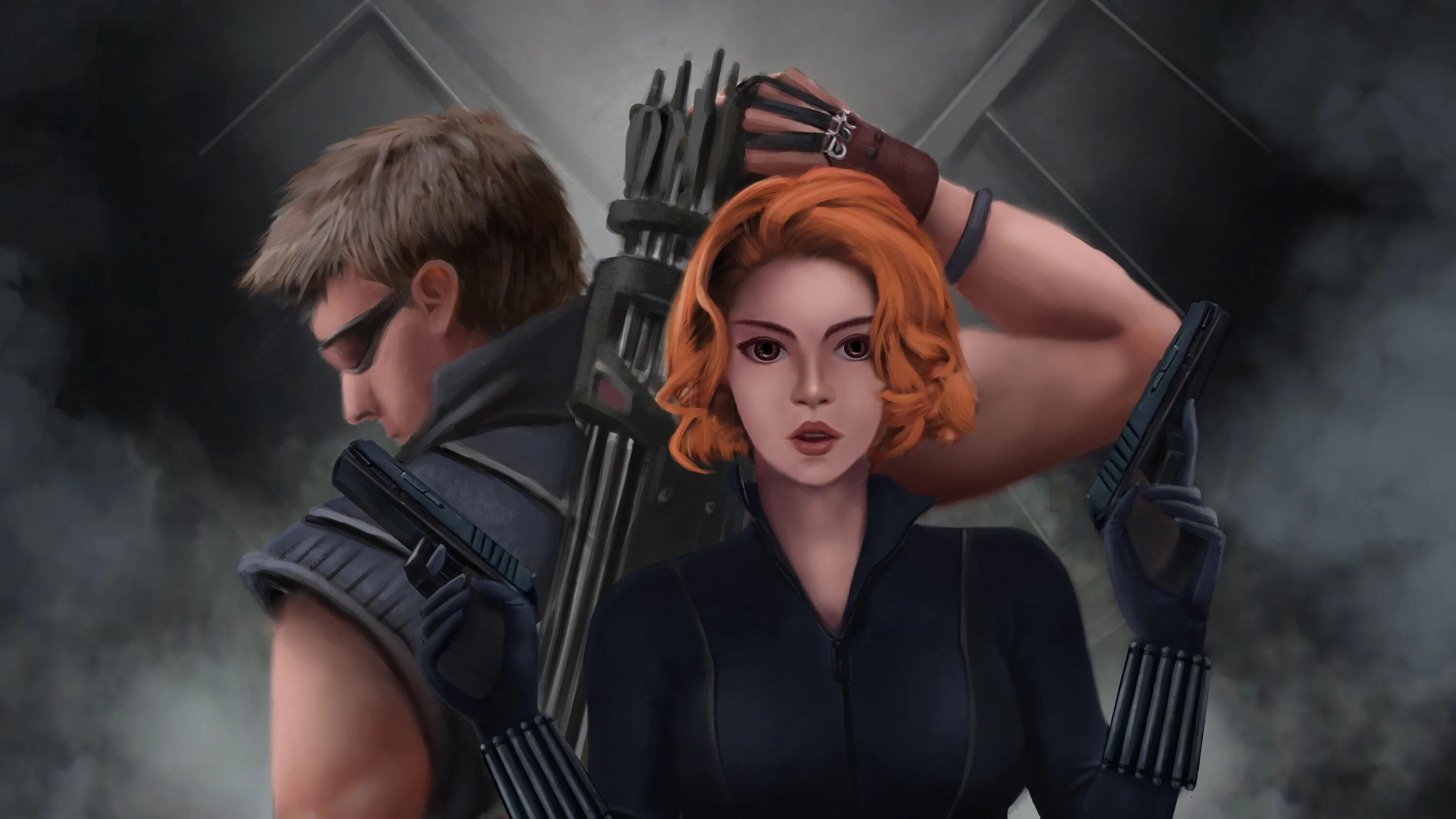 Вдова м. Black Widow. Hawkeye and Black Widow. Черная вдова рейд.