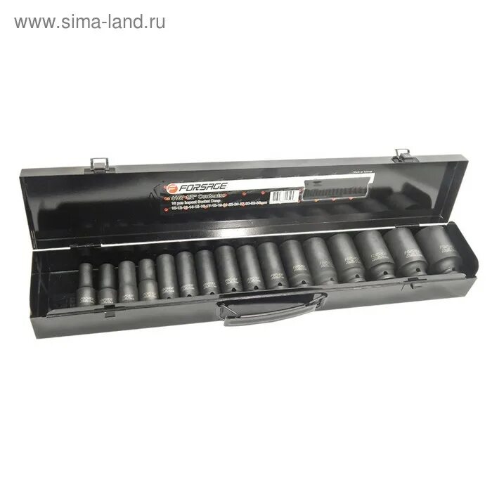 Набор головок ударных удлиненных дело техники. Набор ударных головок Forsage 1/2. Набор ударных головок 1/2" RT-013k. Набор ударных глубоких торцевых головок 1/2. Набор ударных головок Forsage.