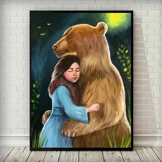 Картинка медведь обнимает