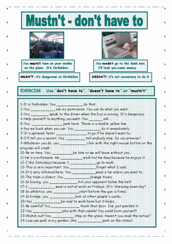 Must have to Worksheets. Must mustn't have to don't have to упражнения. Must mustn't have to don't have to Worksheets. Mustn't don't have to упражнения. Must mustn t have to упражнения