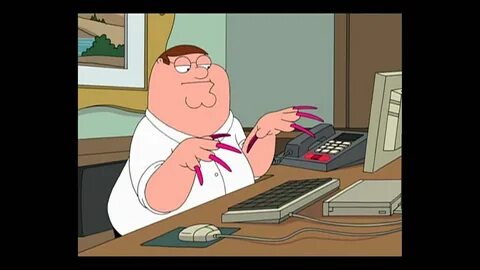 Peter Griffin Typing With Nails - Pet Spares.