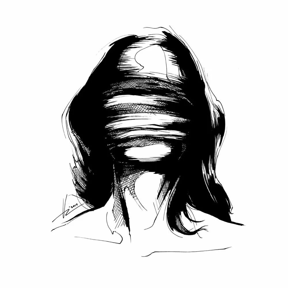 Безликая девушка. Лицо девушки рисунок. девушка с повязкой на глазах. девушка с закрытыми глазами арт. рисование с закрытыми глазами.