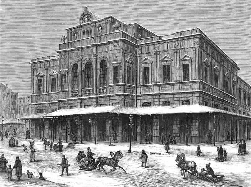 Театр цирк санкт петербург. Мариинский театр 1859 год. Цирк чинизелли 19 век. Цирк чинизелли 19 век. Мариинский театр в петербурге 19 век.