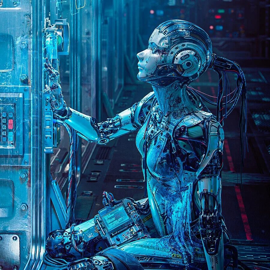 Cyberpunk роботы