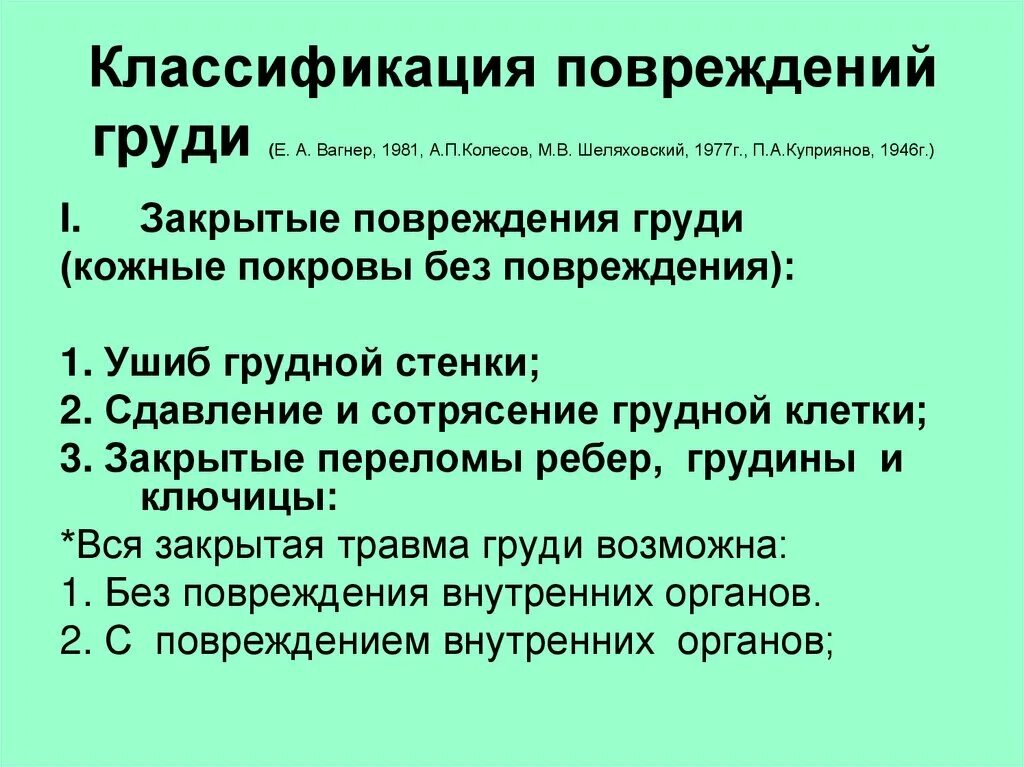 Хирургические заболевания грудной клетки. Классификация повреждений груди. Классификация травм груди. Классификация травм грудной клетки. Закрытые повреждения груди классификация.