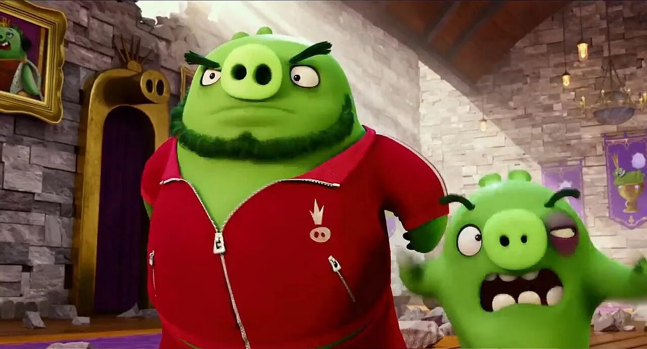 леонард из angry birds 2. свинья из энгри бердз с бородой. свин леонард. Angry birds 2 в кино король свиней.