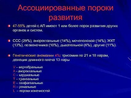 Атрезия пищевода мкб