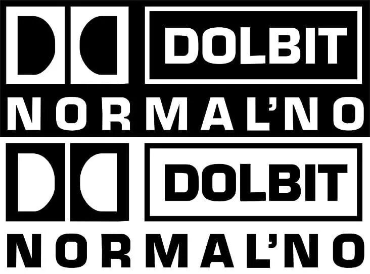 Наклейка DOLBIT normal'no. Долбит нормально. Наклейки на авто долбит нормально. Логотип долбит нормально.