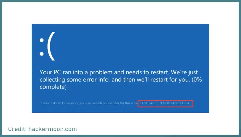 Ошибка Page Fault in NONPAGED area. Синий экран Page_Fault_in_NONPAGED_area. Синий экран смерти Windows 10 Page_Fault_in_NONPAGED_area. Page Fault in NONPAGED area Windows 10.