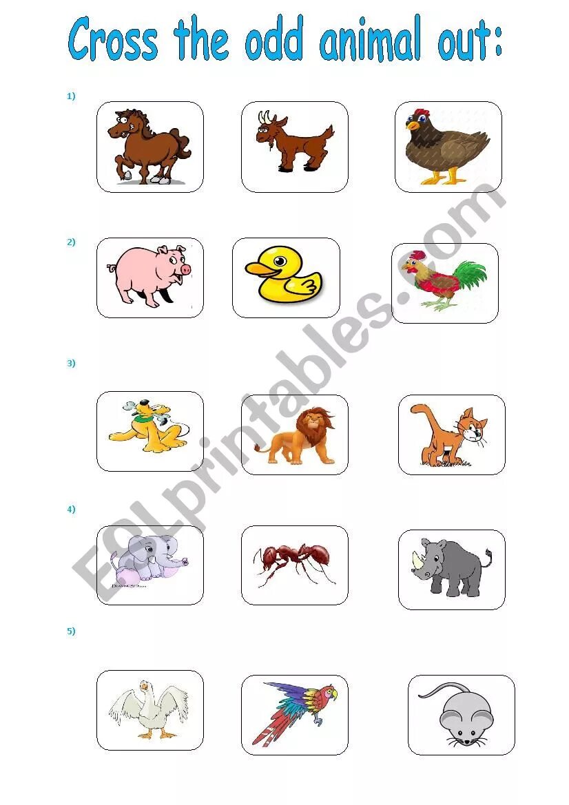 Cross the word out. Odd one out animals. Animals odd one out Worksheet. Circle the odd one out животные. Cross the odd one out.