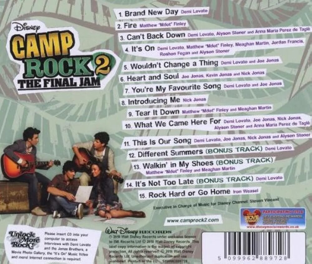 Camp Rock 2 Final Jam. Rock Camp OST. Alyson Stoner Camp Rock 2. Rock Camp OST album.