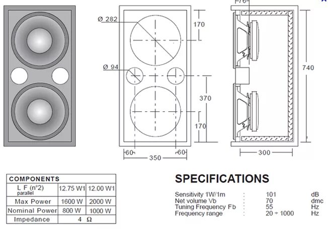 Speaker plan. Чертеж корпуса двухполосной акустики. Чертеж короба для 20 динамиков. Колонки чертёж Seas h1216. Чертеж колонки с фазоинвертором.