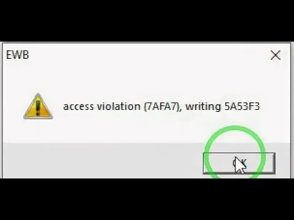 Write access violation