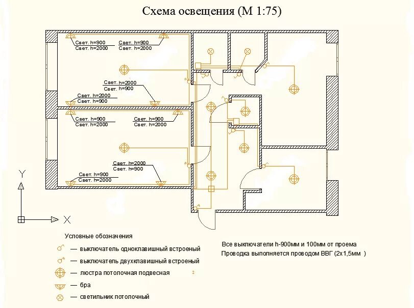 План электропроводки. Схемы электрического освещения квартирной электропроводки. Схемы размещения выключателей и разводки освещения. Монтажная схема осветительной установки однокомнатной квартиры.. Монтажная схема квартирной электропроводки.