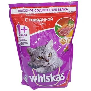 Whiskas корм сухой подушечки