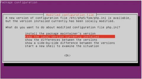 Modify configurations