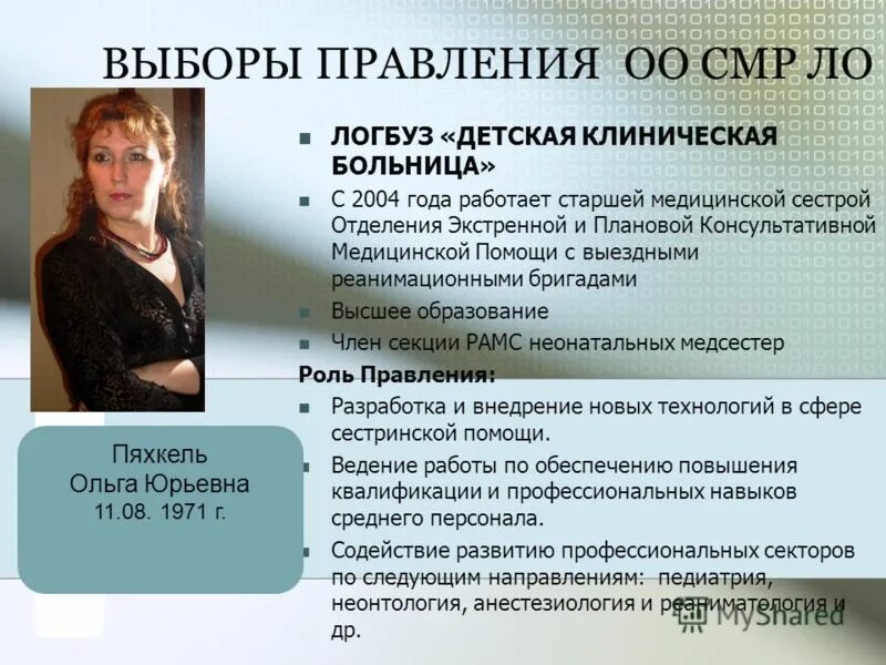 выбор правления