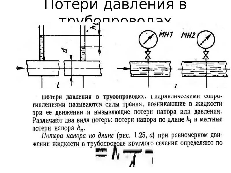 Падение напора воды. Потери давления жидкости в трубопроводе. Местные потери напора в трубопроводе гидравлика. Линейные потери напора в трубопроводе. Гидравлические потери давления.