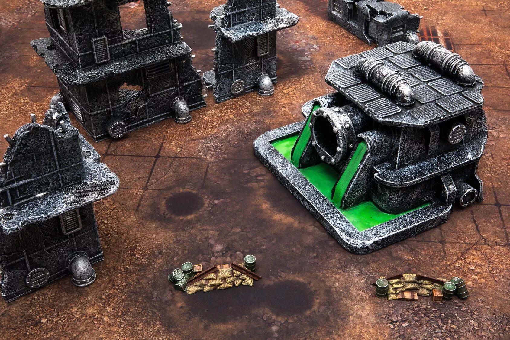 Fallout set. Фоллаут террейн. киберклик террейн. террейн зоны морталис. fallout wargame terrain.