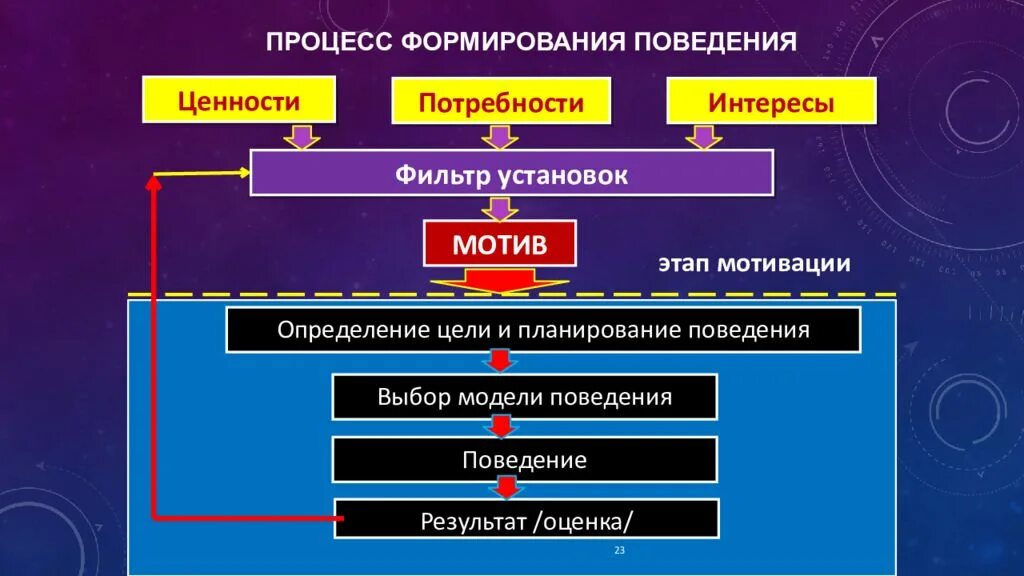 Личный интересы и ценности. Процесс формирования поведения. Потребности и ценности. Потребности и интересы. Формирование ценностных установок.