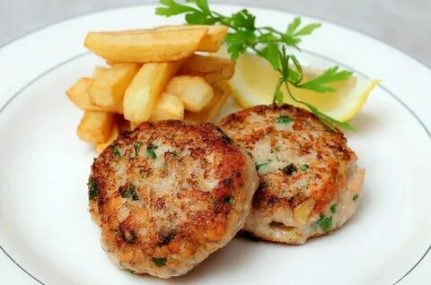 Котлеты свиные с картошкой