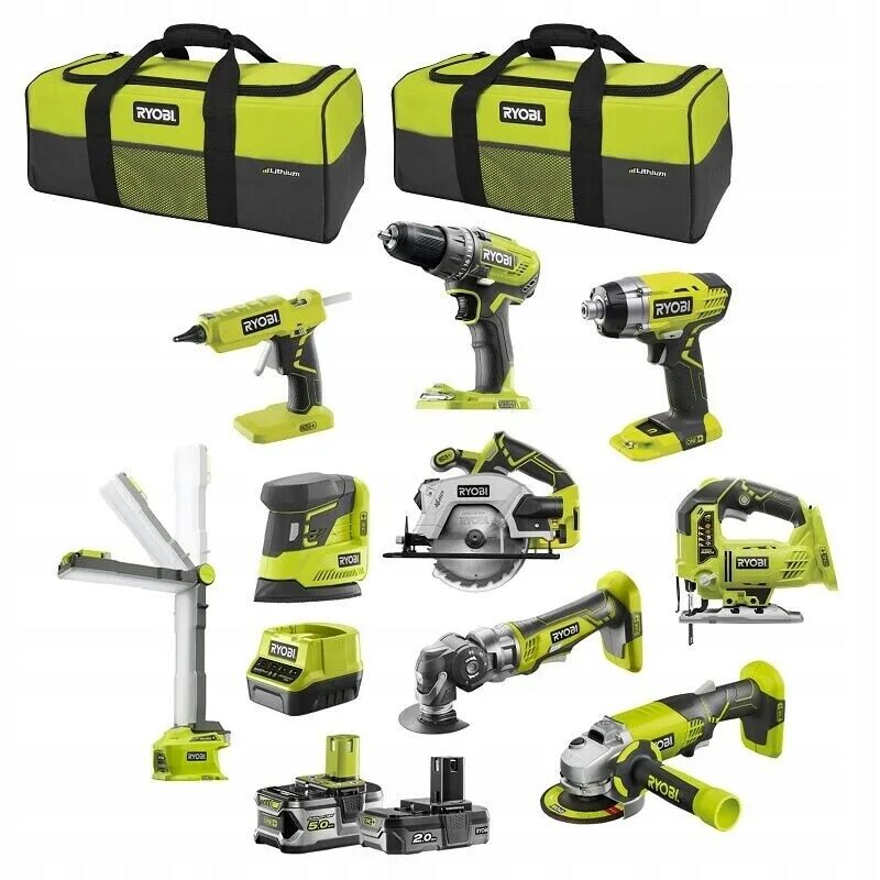 Ryobi one купить. Набор инструмента Ryobi one+ r18ck9-252s. Набор инструмента Ryobi one+ r18ck9-252s 5133003576. Набор электроинструмента Ryobi r18ck9-252s. Набор аккумуляторного инструмента Ryobi r18ck9.