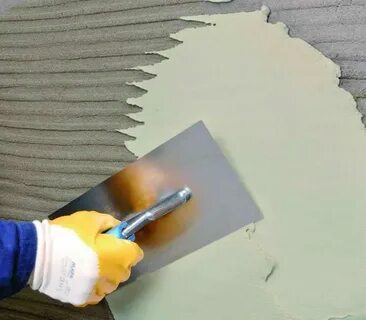 Нанесение цементной