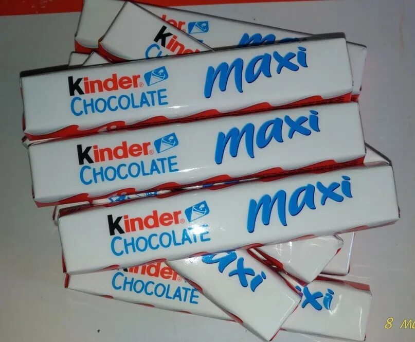 Kinder шоколад maxi: найдено 77 изображений