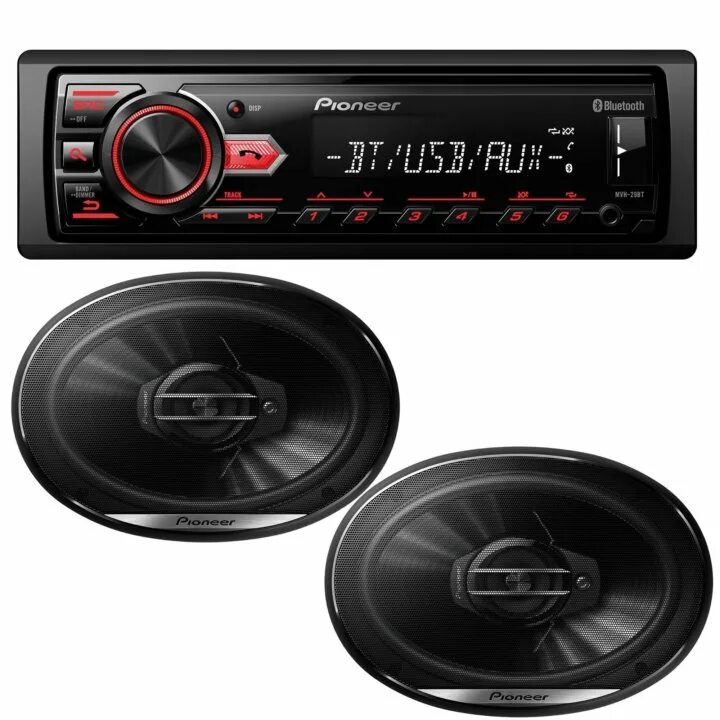 Купить автомобильную pioneer. Pioneer MVH-29bt. MVH-29bt. Пионер MVH 29bt. Pioneer 29bt.