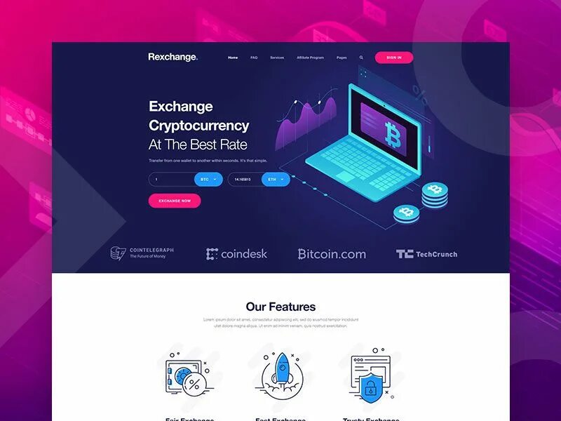 Exchange website. Дизайн сайта. exchange site design. биржа сайтов. дизайн сайта демонстрацию решения.