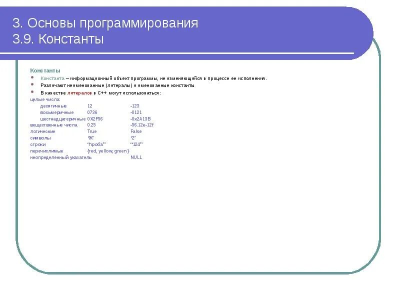 Константа в программировании это. Const в программировании. что такое константа в программировании. в языках программирования константа это. презентация по программированию.