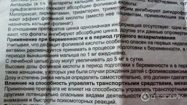 До какого срока пить фолиевую