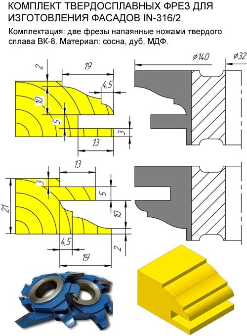 Фрезы для производства. Фрезы для мебельной обвязки 32мм. Фрезы по дереву для станков насадные d-32мм. Набор фрез для изготовления фасада МДФ 25 мм. Фреза к2225 твердосплавная для фасада.