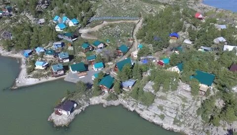 Мост через бухтарминское водохранилище на карте