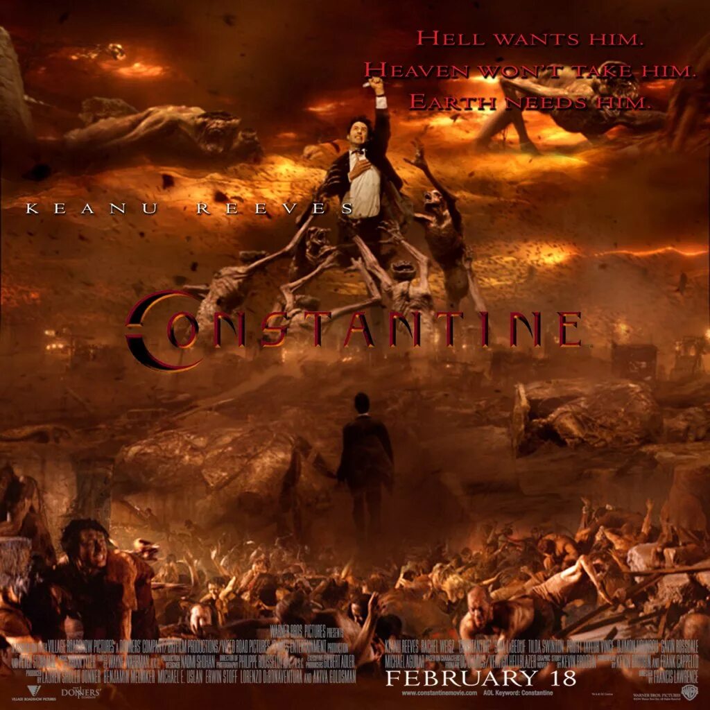 Constantine 2005 Hell. Адское шоу властелин тьмы