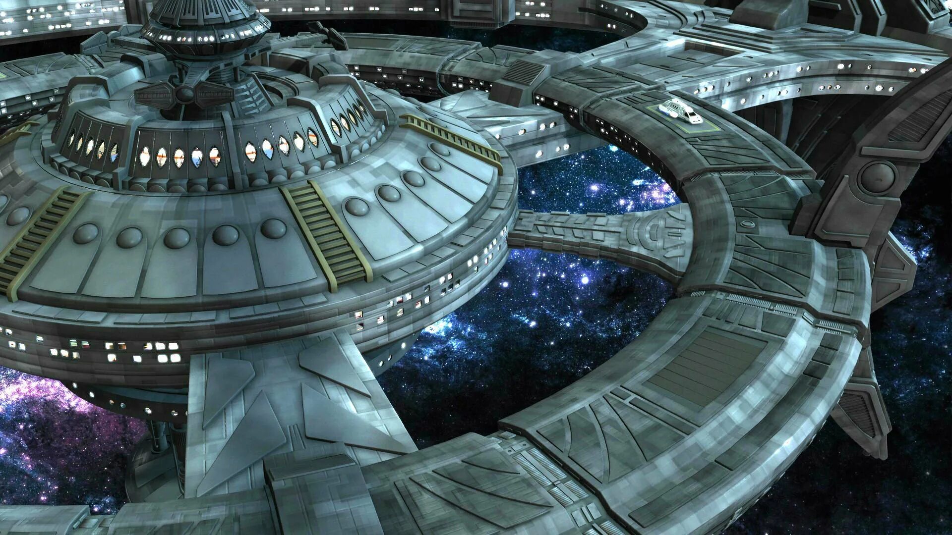 Как назывался космический корабль путешествие. Star Trek Космическая станция. Утопия Планития. Космическая база. Космические станции будущего.