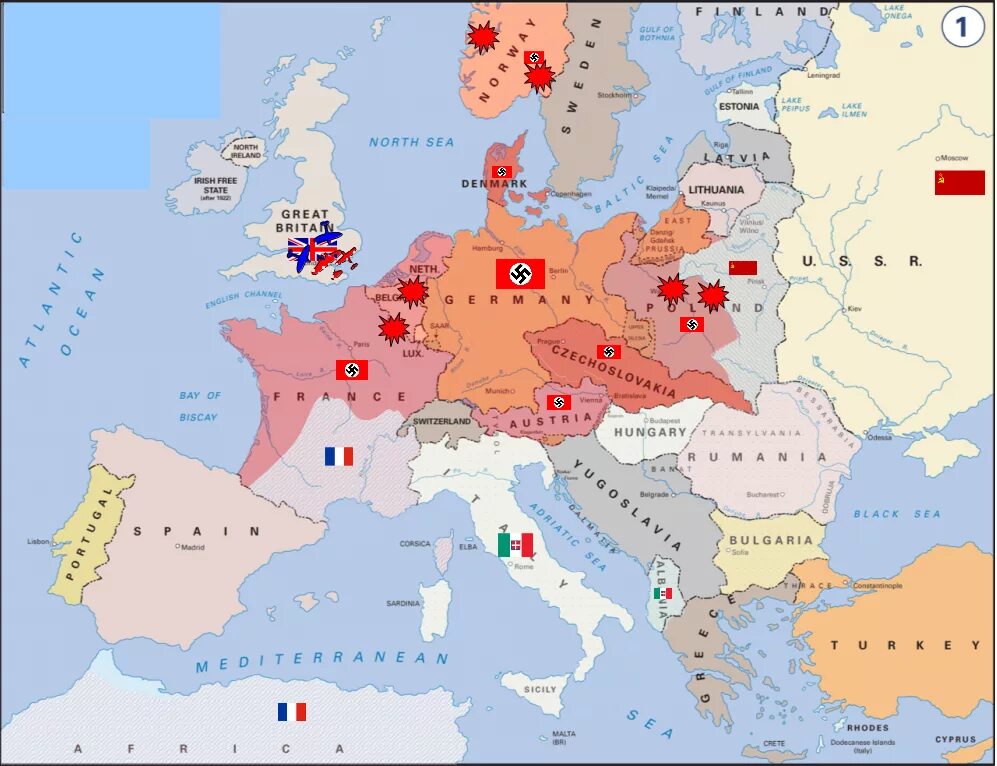 Карта европы до второй мировой. Карта Европы накануне второй мировой. Европа накануне второй мировой войны карта. Карта Европы после второй мировой. Карта Европы вторая мировая война.