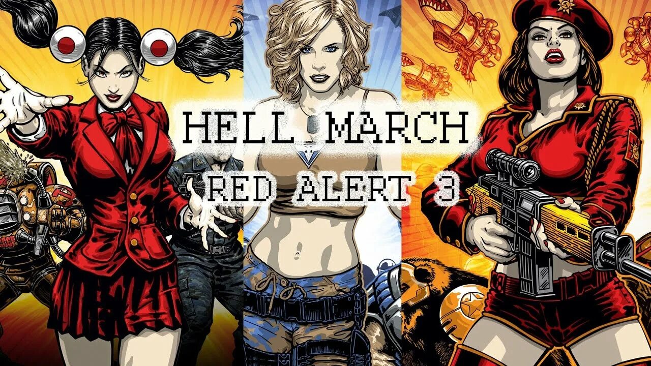 Red alert soundtrack. Red Alert Hell March. Hell March Red Alert 3. Red Alert 3 марш. Red Alert 3 Soviet March валлпапер.