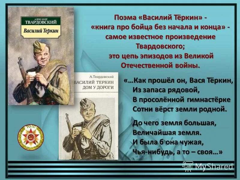 История создания произведения теркина