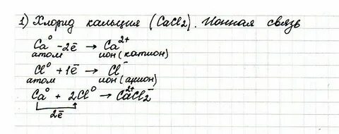 Тип связи cacl2