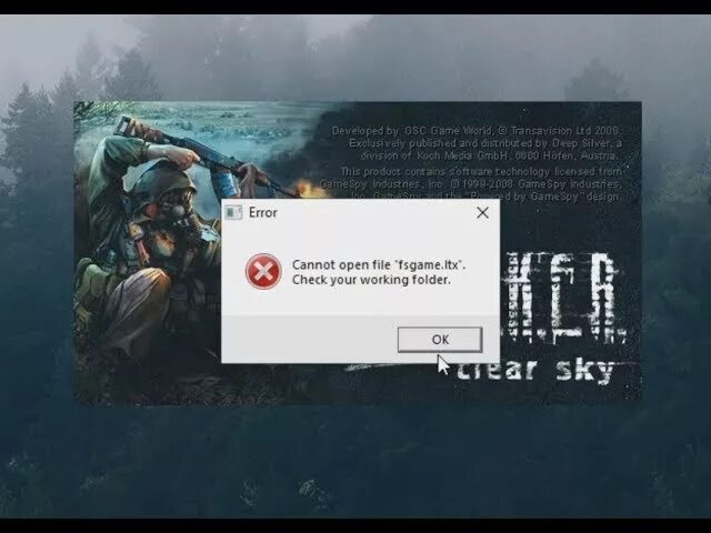 Почему вылетают игры сталкер. Сталкер чистое небо fsgame.LTX. Ошибка сталкер. Cannot open file fsgame.LTX check your working folder чистое небо. Cannot open file fsgame.LTX чистое небо.