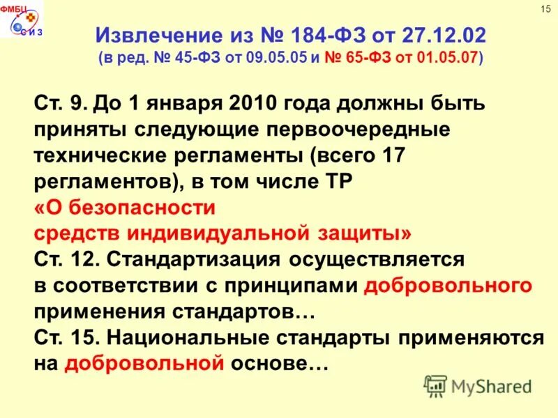 Изменения в 45 фз