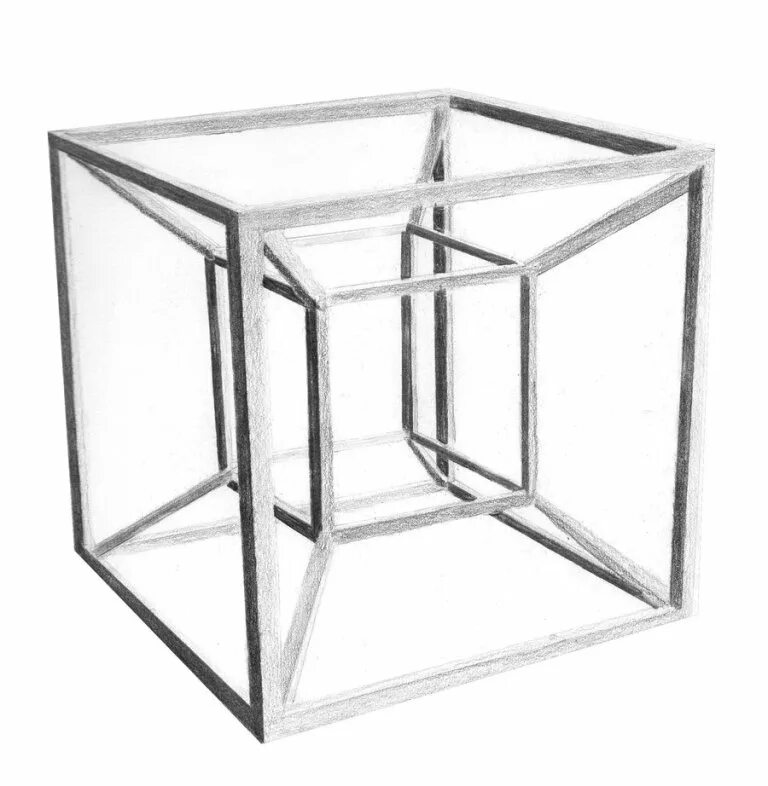 Куб в кубе. Гиперкуб Тессеракт. Четырехмерный Гиперкуб. Гиперкуб Тессеракт четвертое измерение. Тессеракт 4 мерный куб.