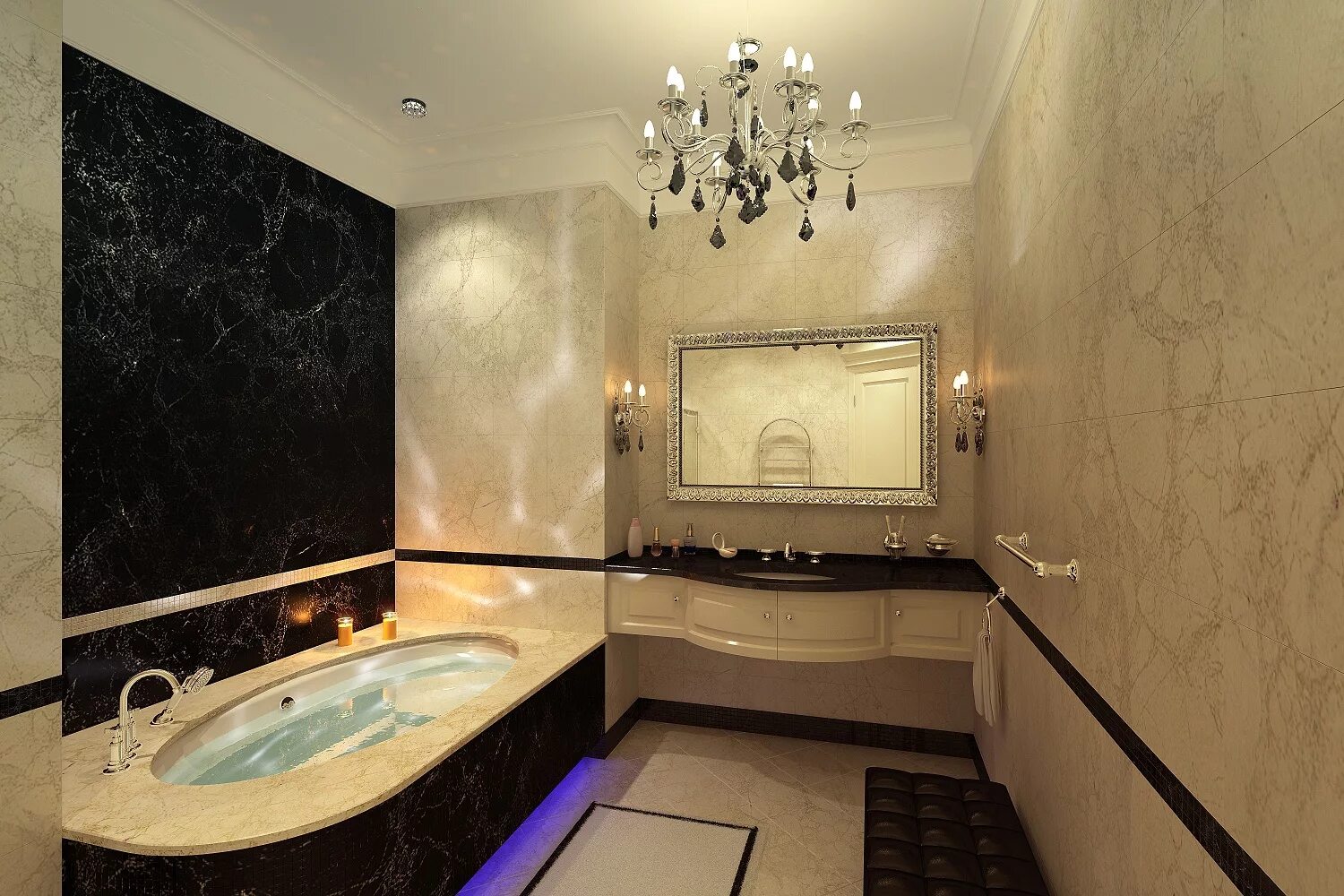 Ванная комната. Красивые интерьеры ванных комнат. Мраморная ванная комната. Красивая ванна.