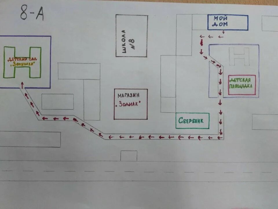 Половина пути от дома до школы. Карта безопасный путь в школу. План схема безопасный путь в школу. План безопасного маршрута дом-школа-дом. Безопасный маршрут от дома до школы.
