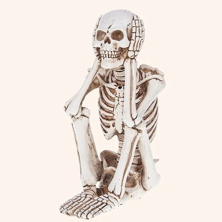 Funny bone. Скелет стоит. Сидячий скелет. Покажи скелет.