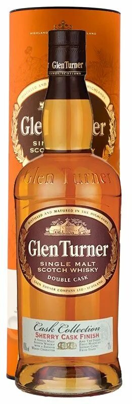 Glen Turner виски Double Cask. Сингл Молт Глен Тернер. Глен тёрнер сингл Молт Шерри Каск финиш виски. Glen Turner Sherry Cask finish. Glen turner цена 0.7